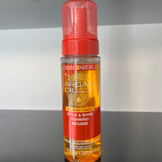 Mousse à l'huile d'argan