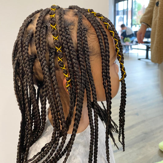 Braids enfant avec extensions (sans la coupe)