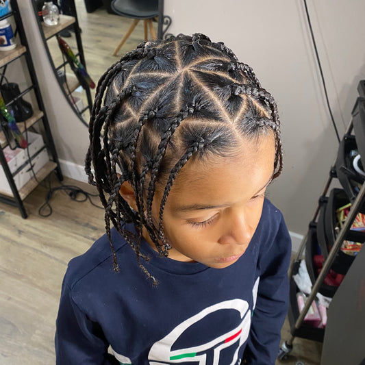 Braids enfant sans extensions (sans la coupe)